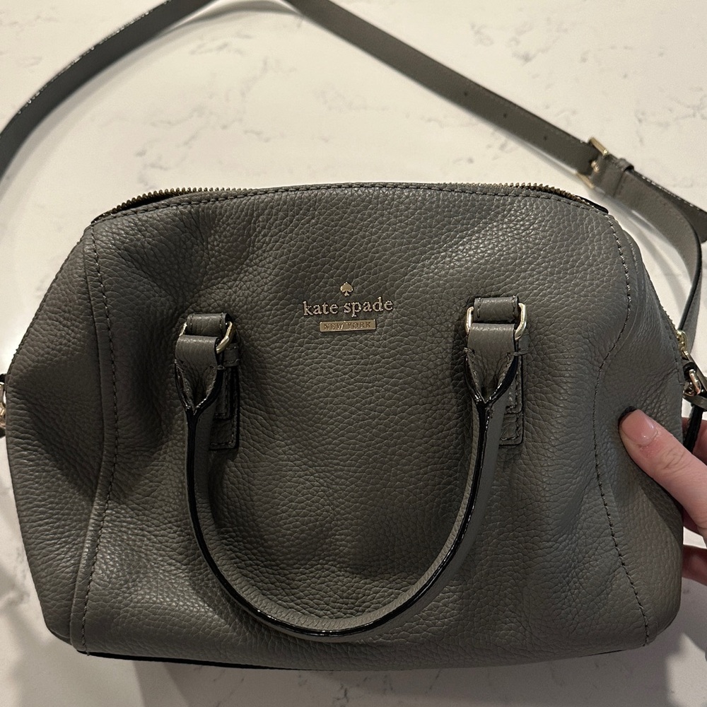 kate spade bag with detachable strap - Gray